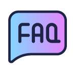 Image with the letters FAQ which stands for Frequently Asked Questions