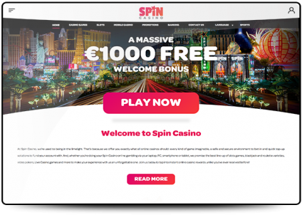Spin Casino screenshot 1