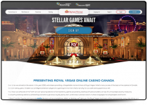 Royal Vegas Ontario screenshot 1