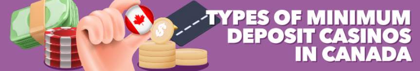 types-of-minimum-deposit-casino-canada